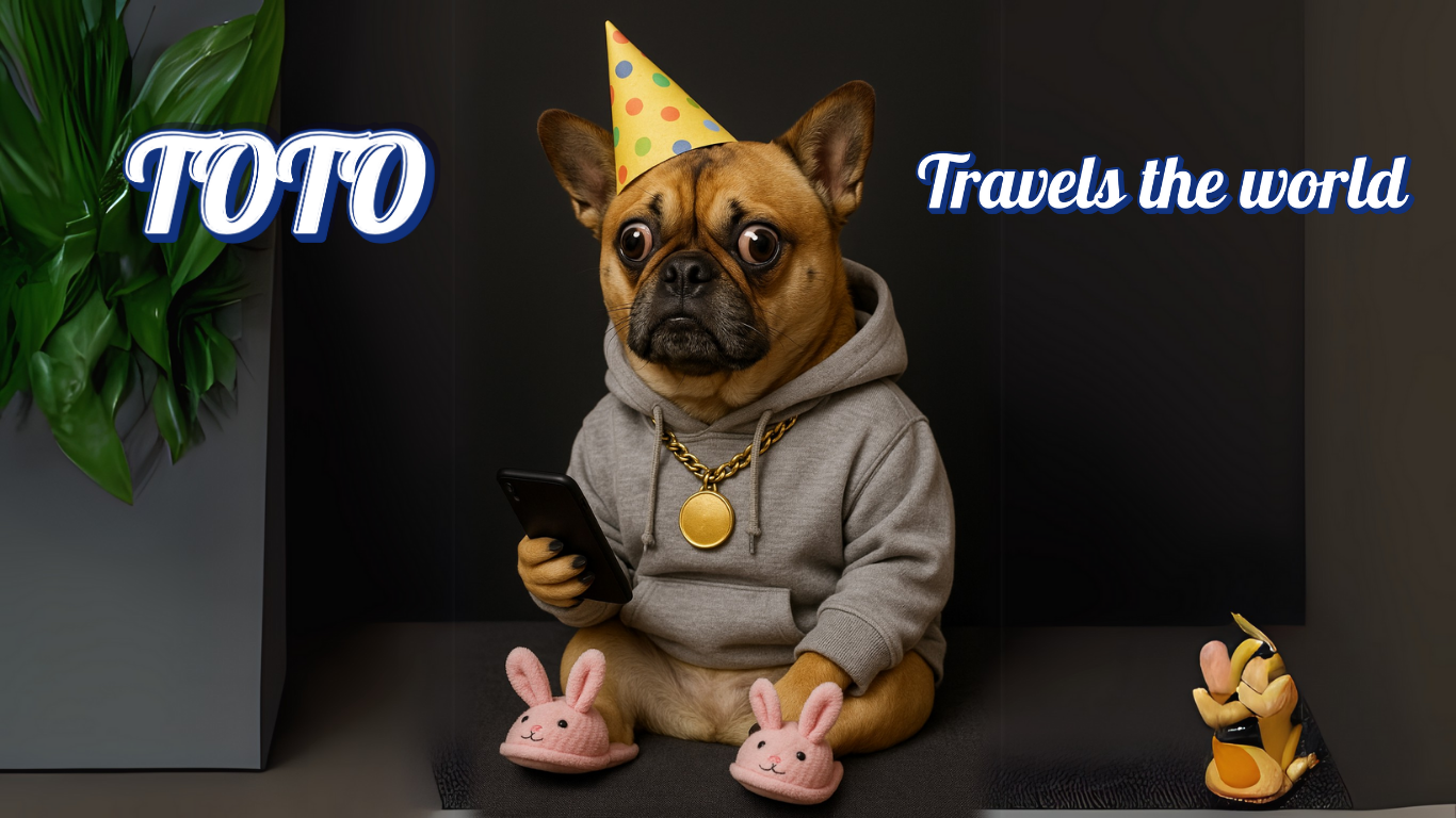 Toto the travelling dog
